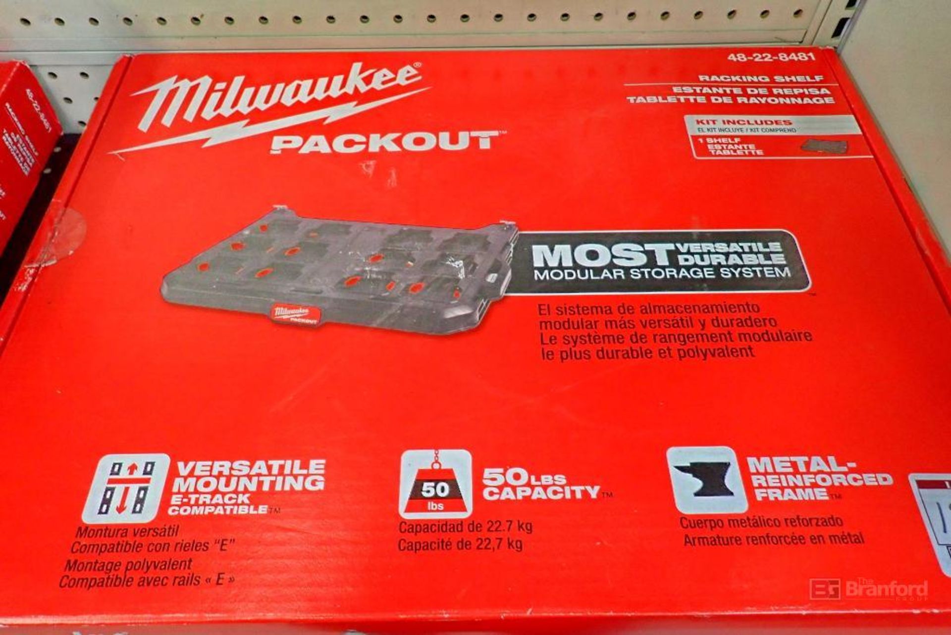 Assortment of Milwaukee 48-22-8481 Pack out Racking Shelf - Image 6 of 6