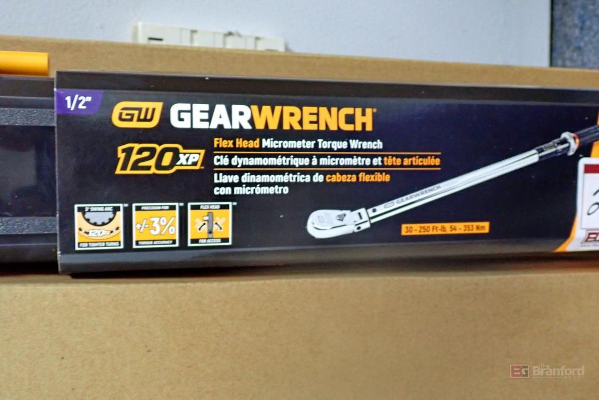 GearWrench 85189 120XP 1/2" Drive Flex Head Micrometer Torque Wrench - Bild 2 aus 2