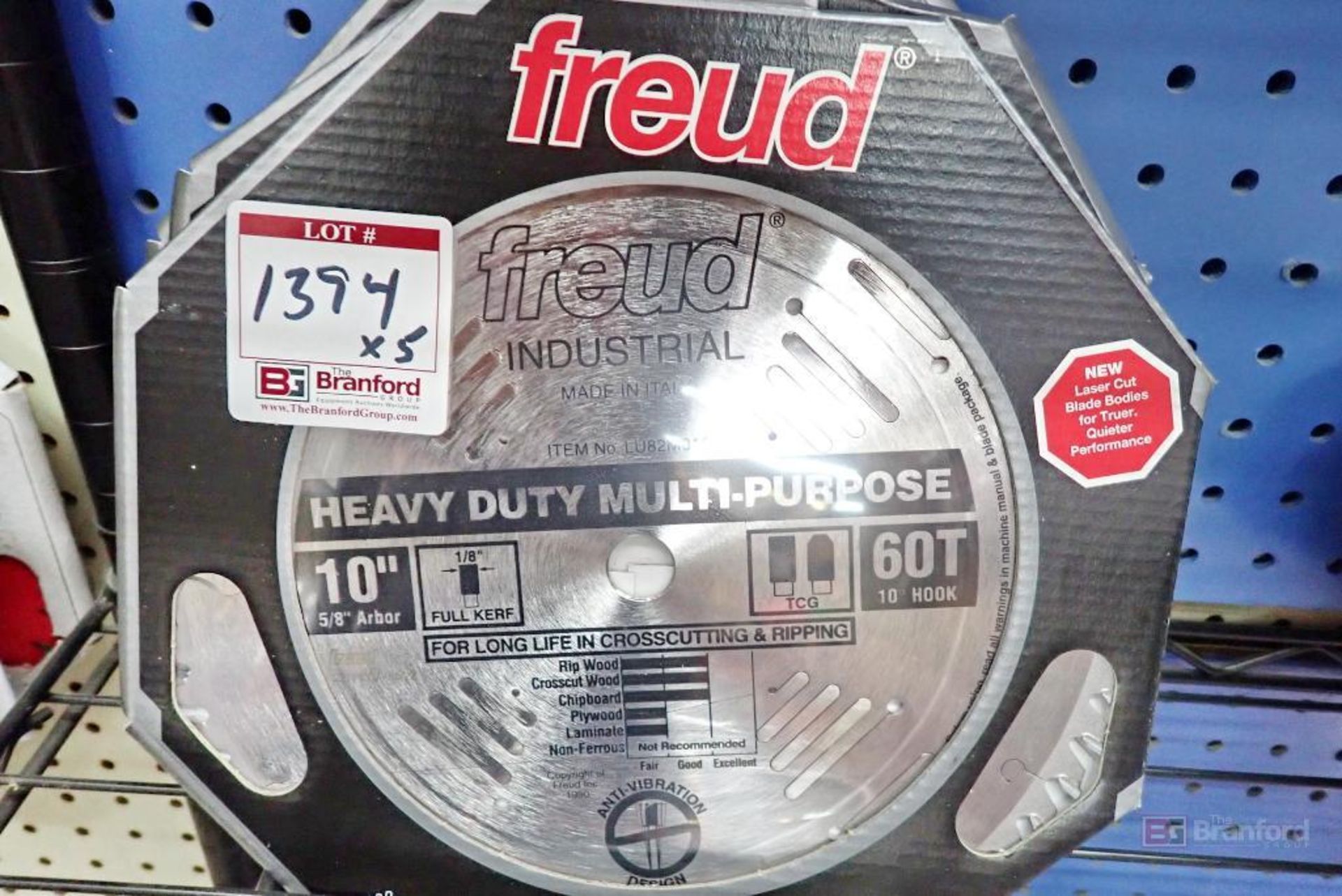 (5) Freud 10" 60T Heavy Duty Multi-Purpose Saw Blades - Image 3 of 3