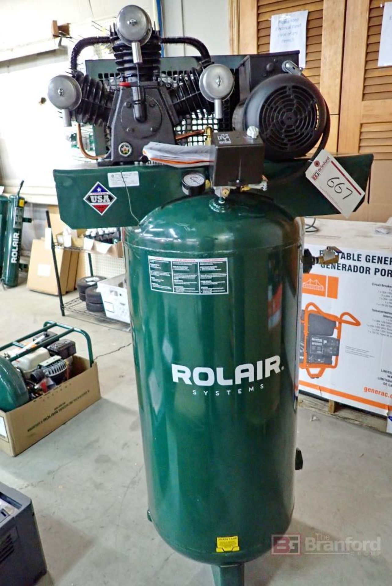 Rolair Systems V5160PT03XB Vertical Air Compressor