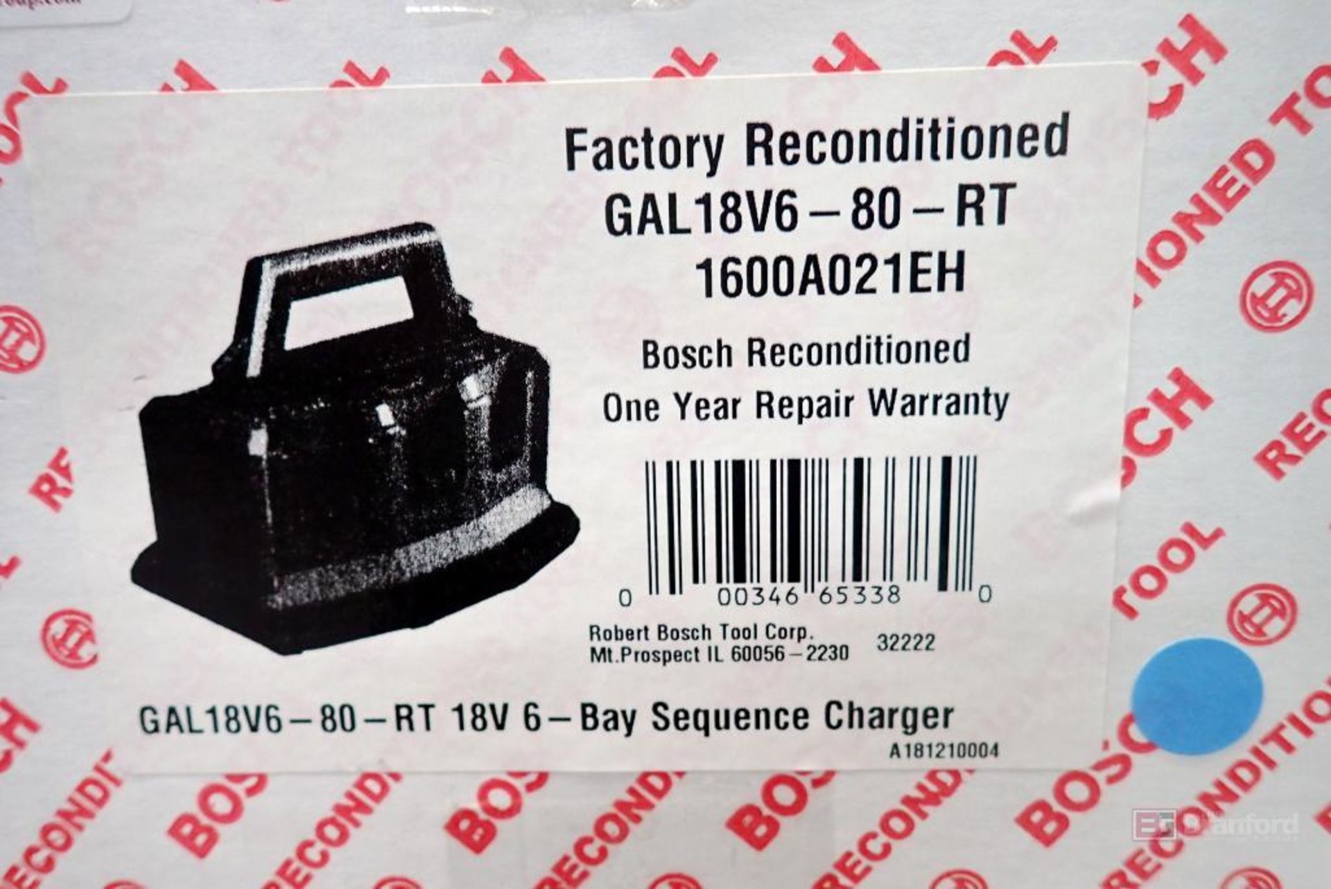 Bosch GAL18V6-80-RT 6-Bay Sequence Charger - Image 2 of 3