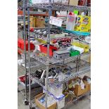 (2) Shelf Tech Systems 6-Tier Wire Racks