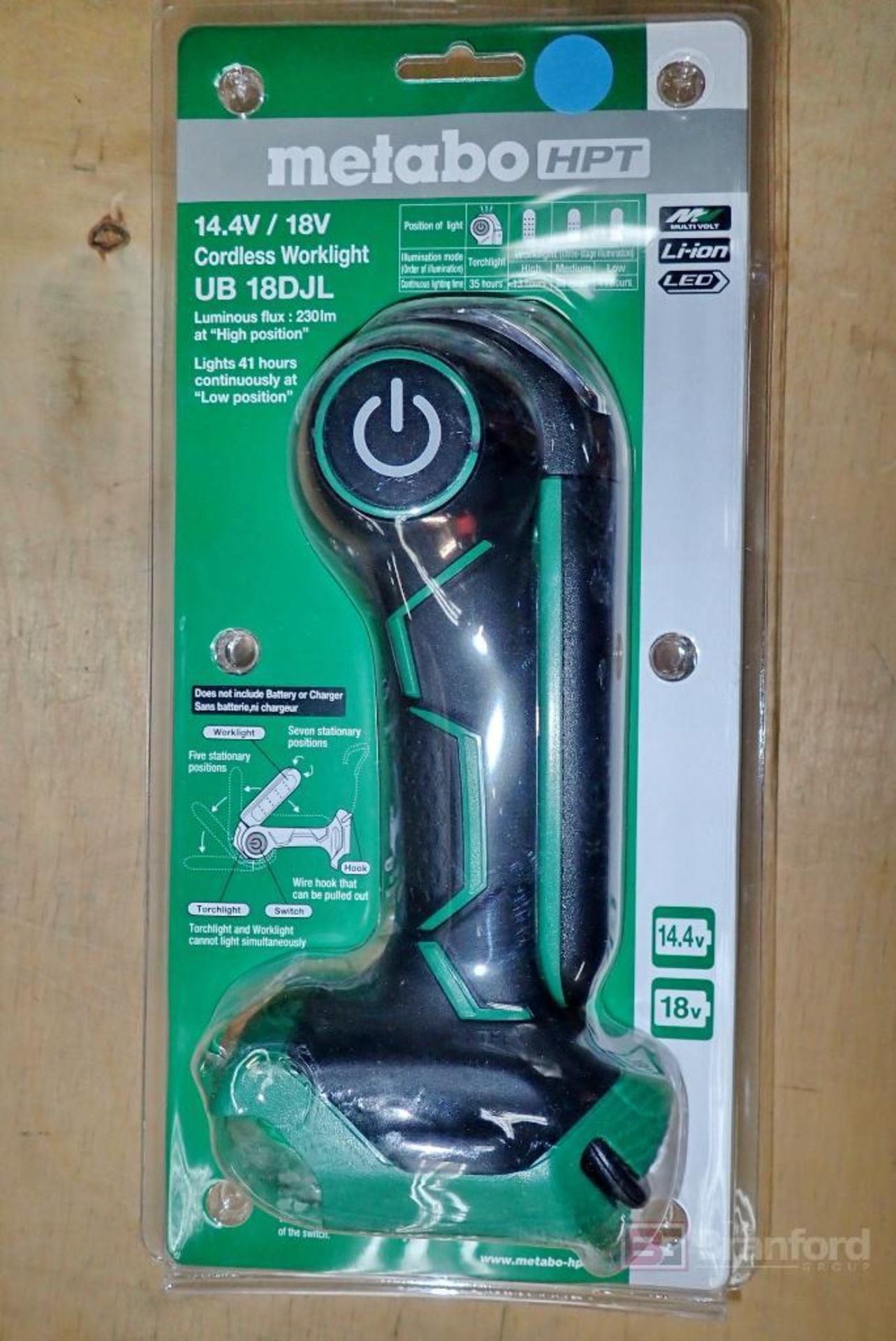 (3) Metabo HPT UB 18DDJL Cordless Work Lights - Image 2 of 3