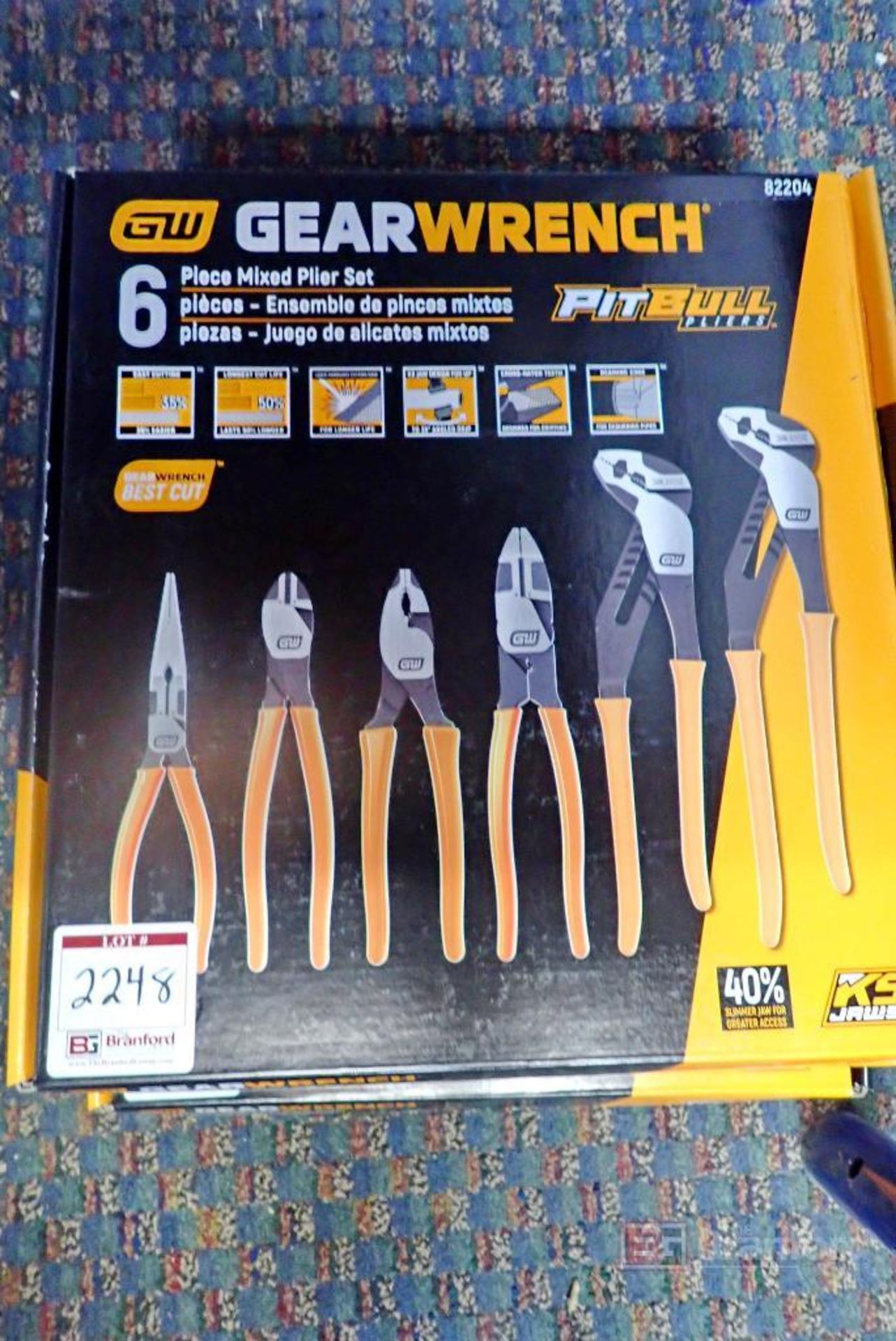 GearWrench 82204 6Pc. Mixed Pit Bull Plier Set - Image 2 of 3