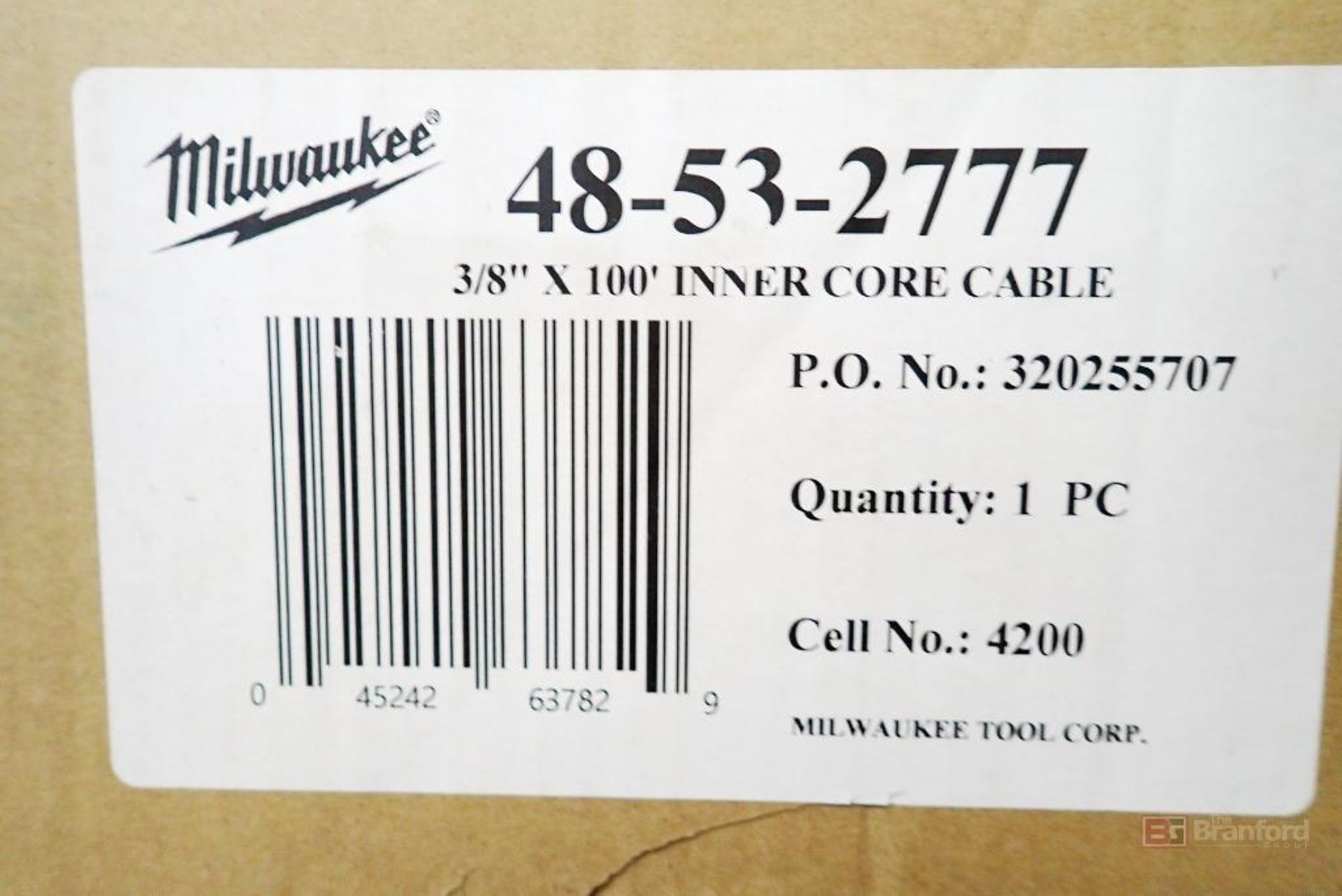 Milwaukee 48-53-2777 3/8" x 100' Inner Core Cable - Image 2 of 2