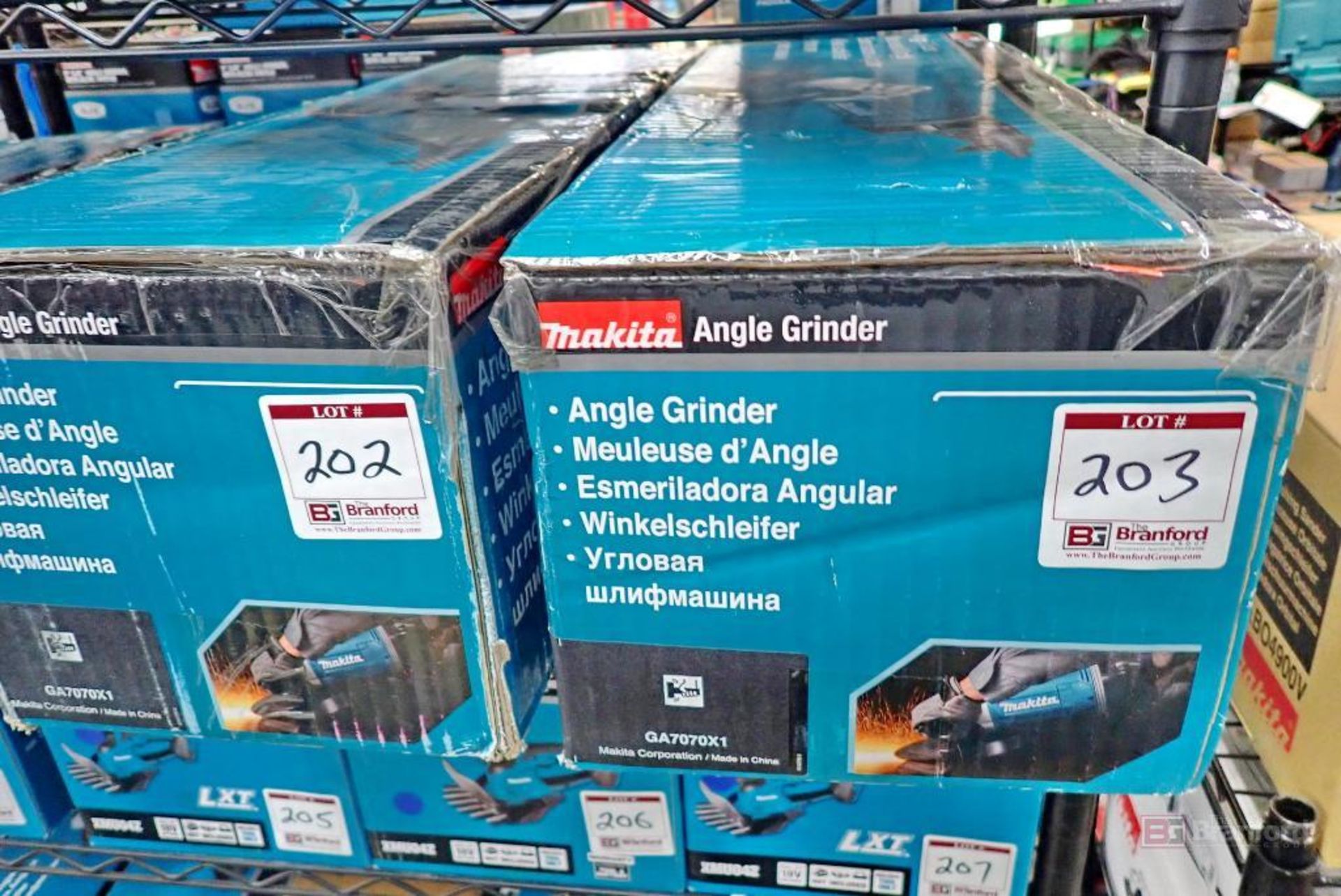 Makita GA7070X1 Angle Grinder - Bild 2 aus 4