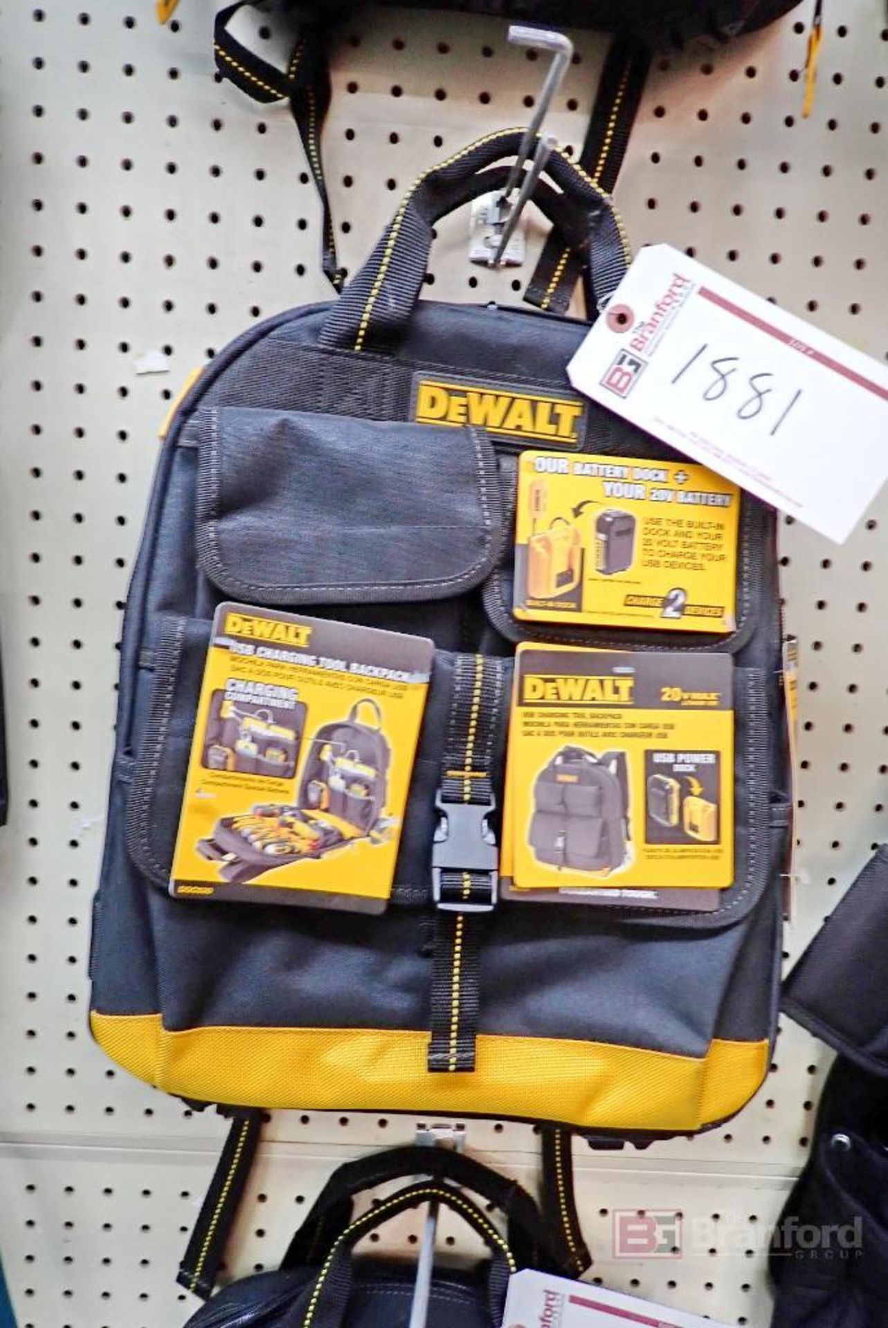 DeWalt USB Charging Tool Backpack - Image 3 of 4