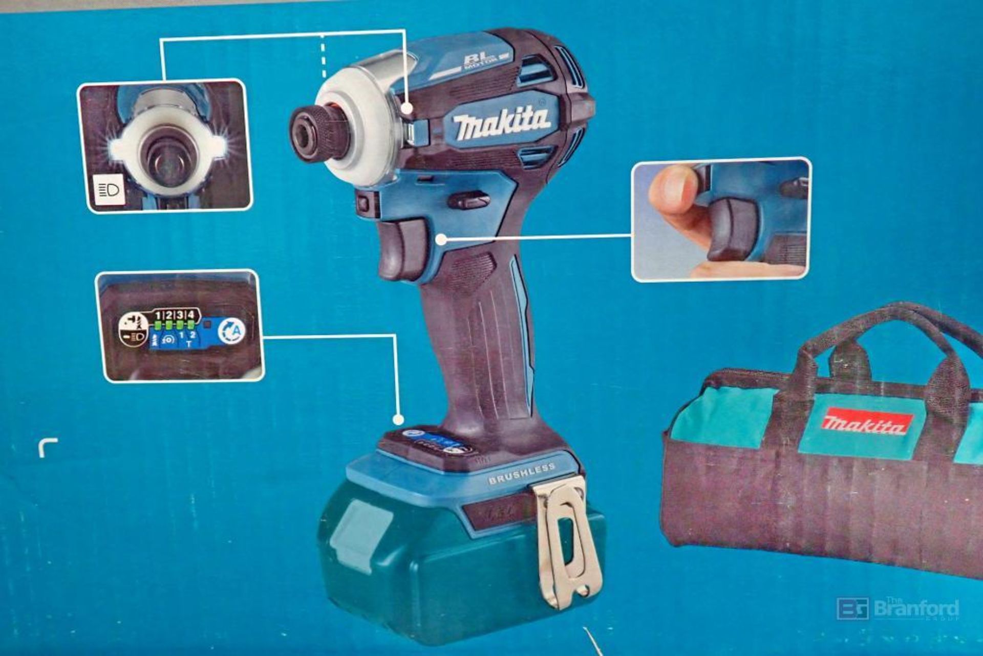 Makita XDT19T Cordless Impact Driver - Image 5 of 5