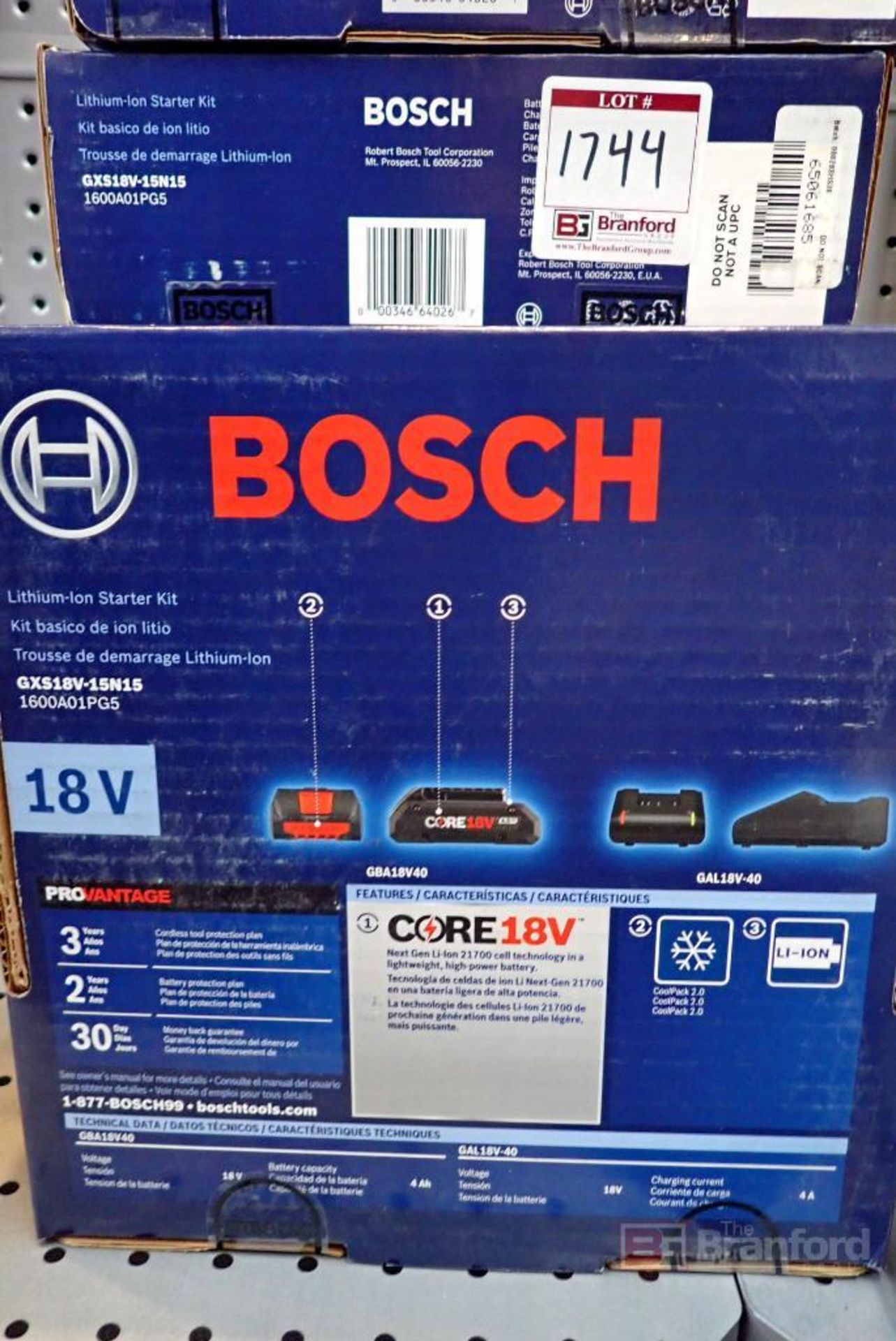 Bosch GXS18V-15N15 Lithium-Ion Starter Kit w/ Battery & Charger - Image 3 of 3