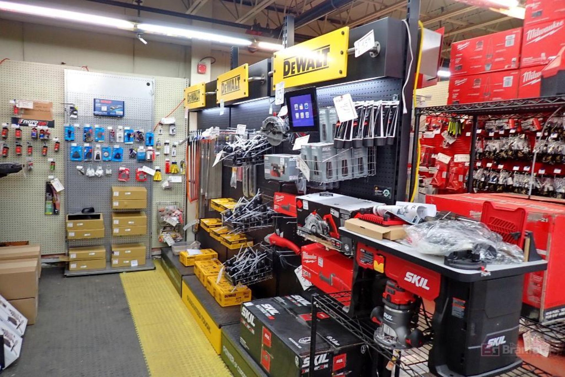 (3) Rows of Store Display Racks / Shelves