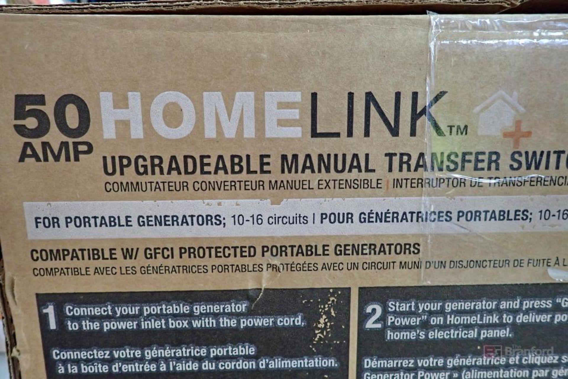 GENERAC GNR98550 HomeLink 50 AMP Upgradeable Manual Transfer Switch - Image 3 of 6