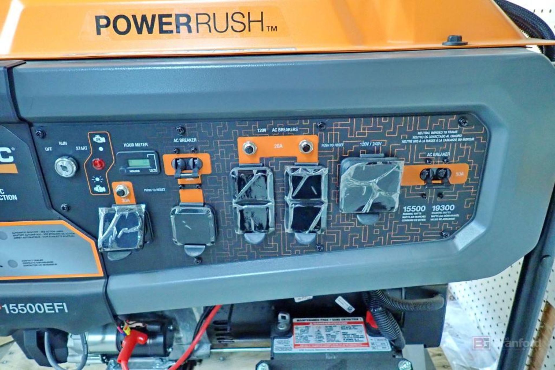 GENERAC Power Rush GP15500EFI Gas Powered Generator - Image 9 of 11