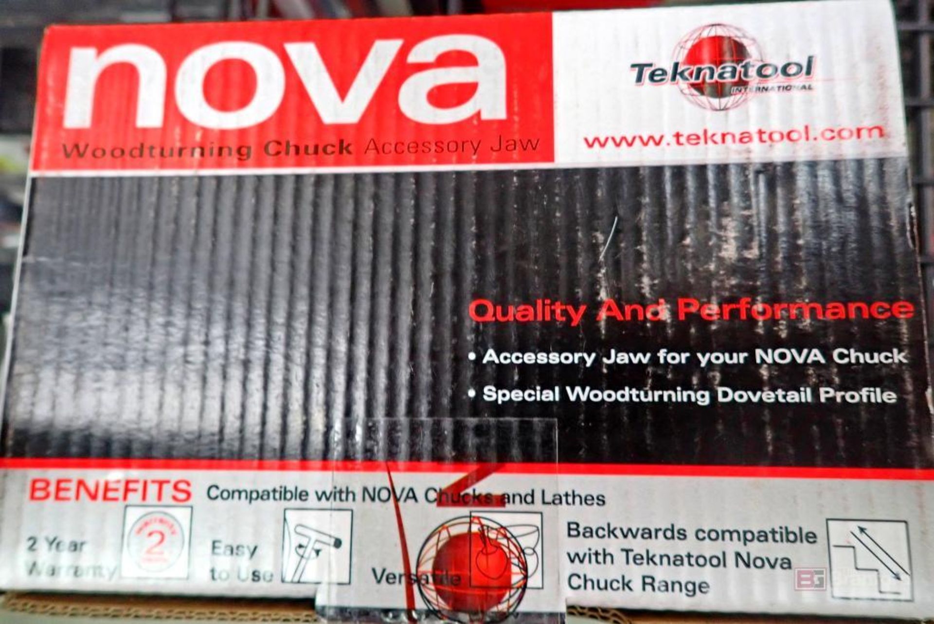 (3) Teknatool Nova 13040 Woodturning Chuck Accessory Jaws - Image 3 of 4