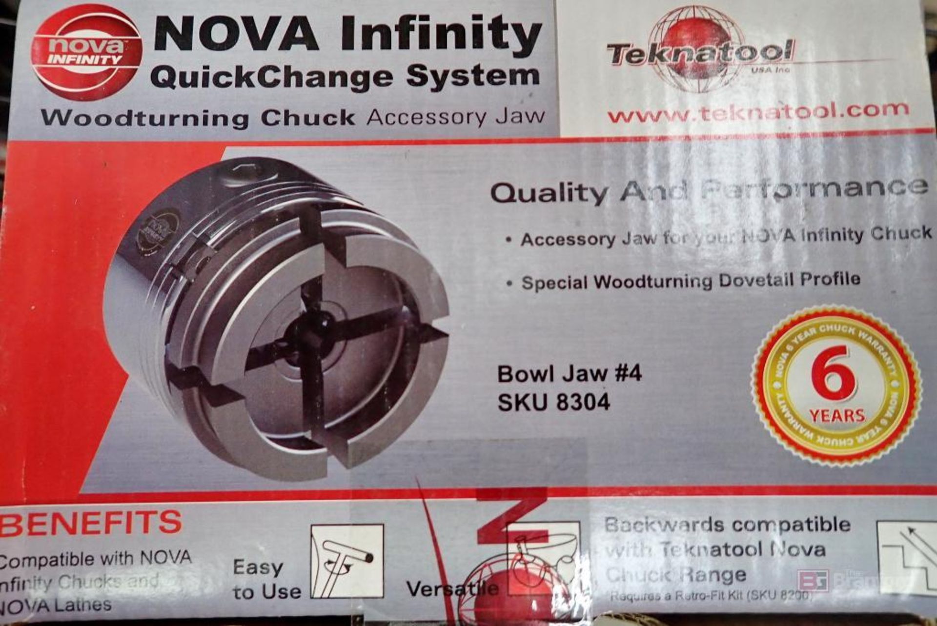 (2) Teknatool Nova 8304 Infinity QuickChange System Bowl - Image 3 of 3