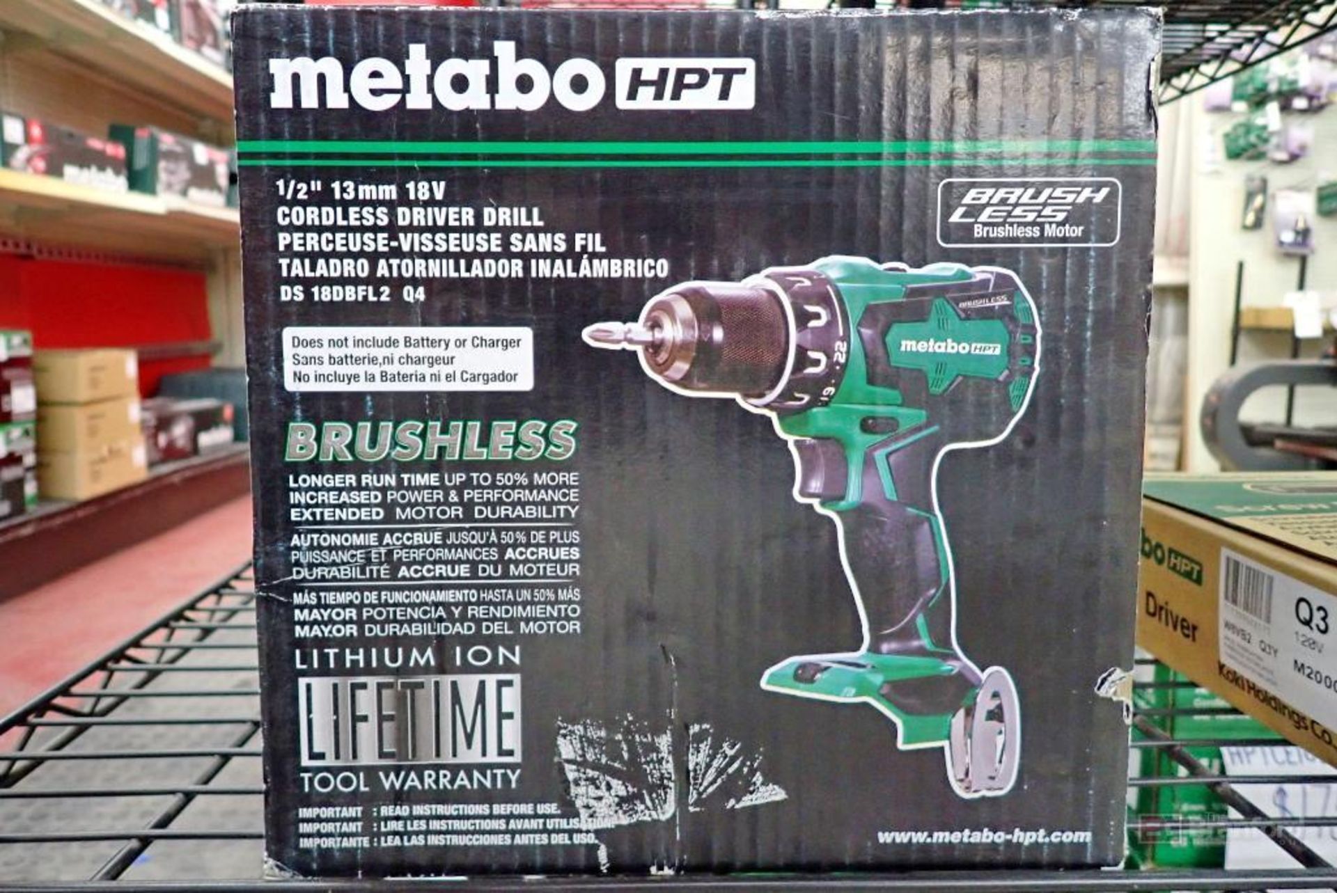 Metabo HPT DS 18DBFL2 Q4 1/2" 13mm Cordless Driver Drill