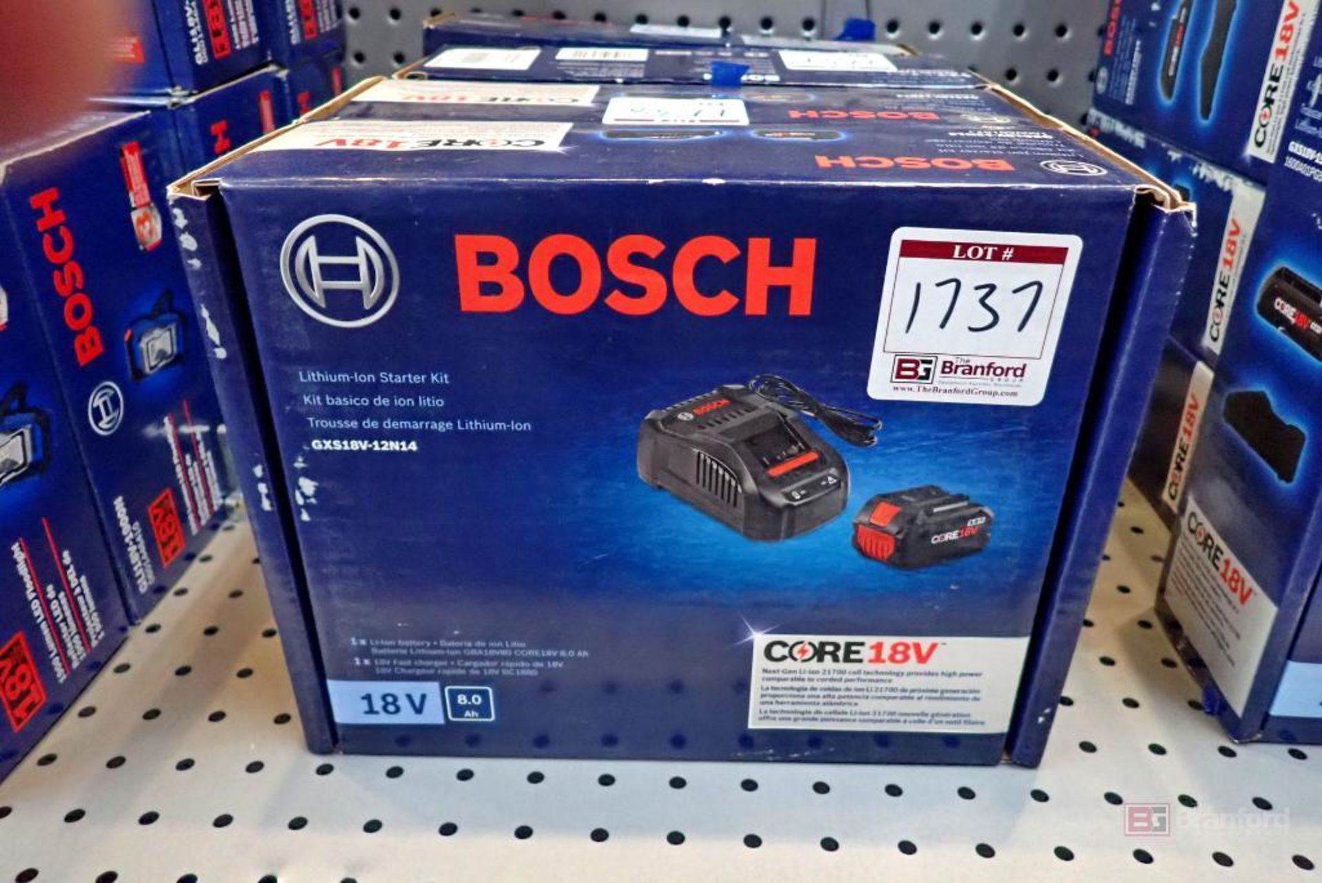 Bosch GXS18V-12N14 Lithium-Ion Starter Kit w/ Battery & Charger - Image 2 of 3