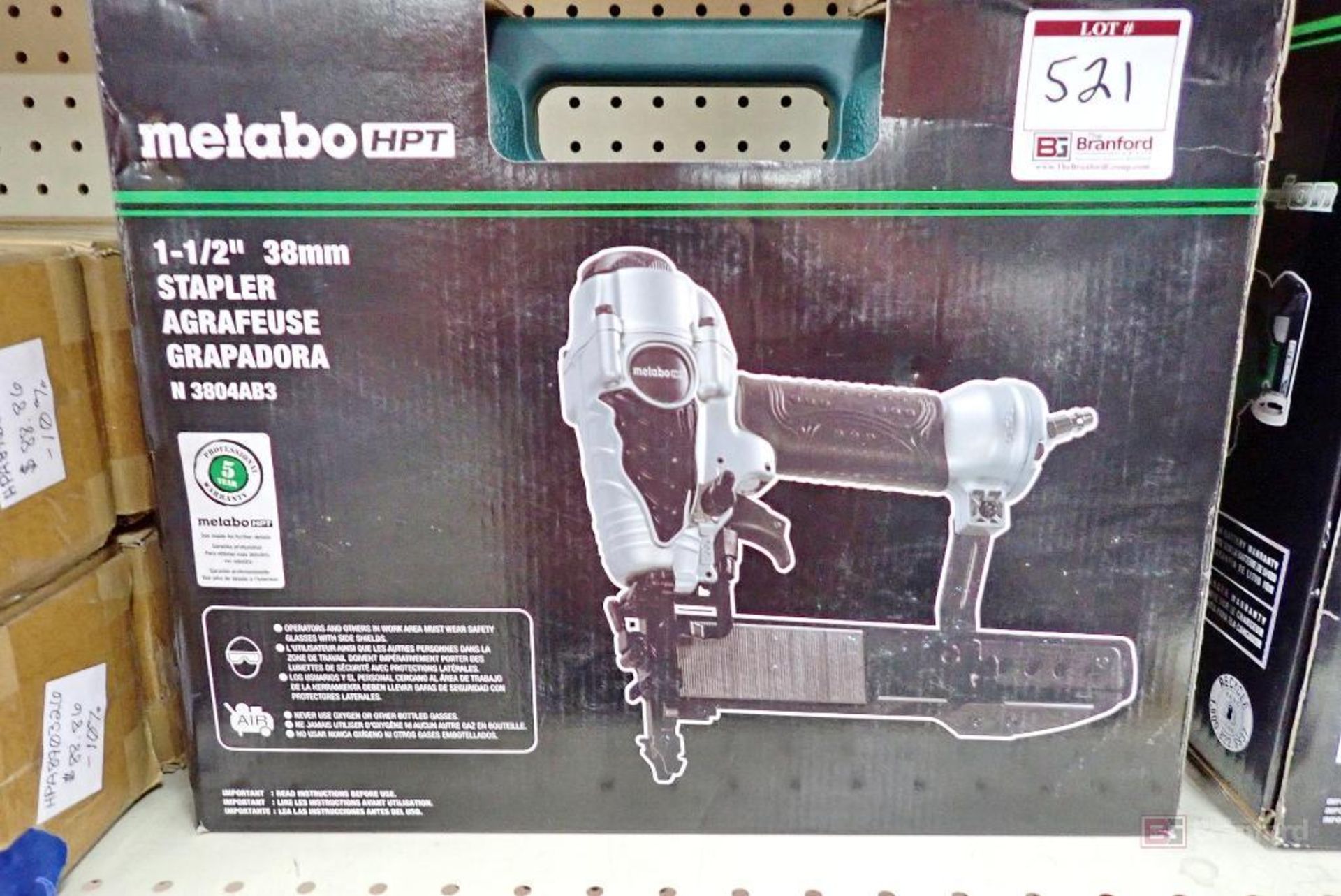 Metabo HPT N3804AB3 1-1/2" 38mm Stapler