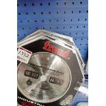 (4) Freud 12" 72T Thin Kerf Aluminum Saw Blades