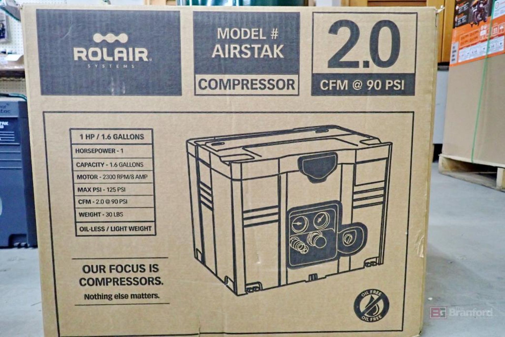 Rolair Airstak Compressor - Image 2 of 4