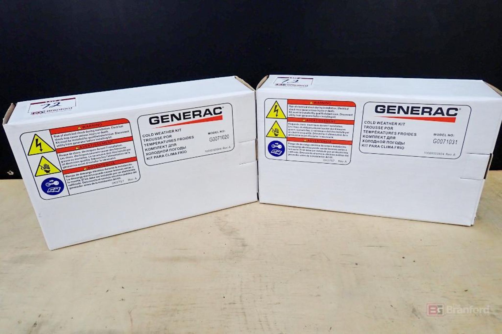 (2) GENERAC G0071031 Cold Weather Kits