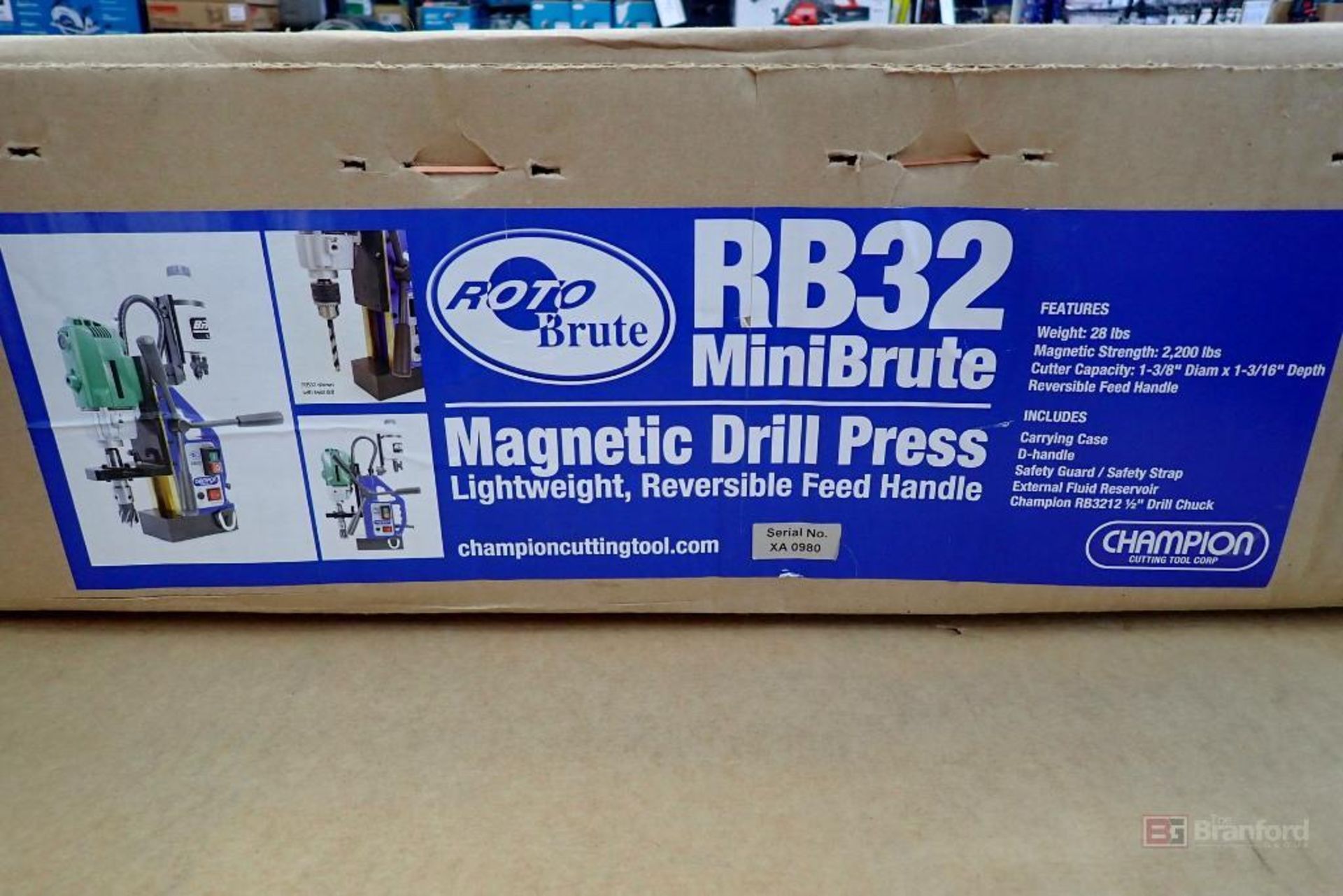 Champion Roto Brute RB32 MiniBrute Magnetic Drill Press - Image 3 of 6