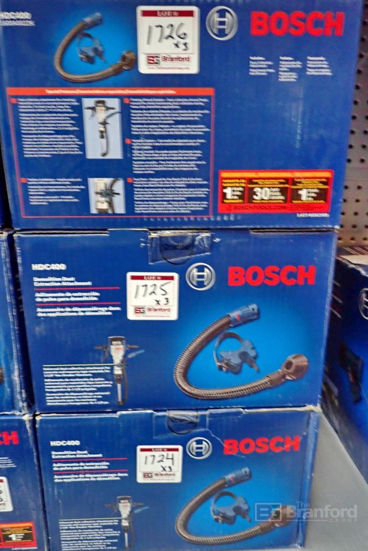 (3) Bosch HDC400 Demolition Dust Extraction Attachments - Bild 2 aus 4