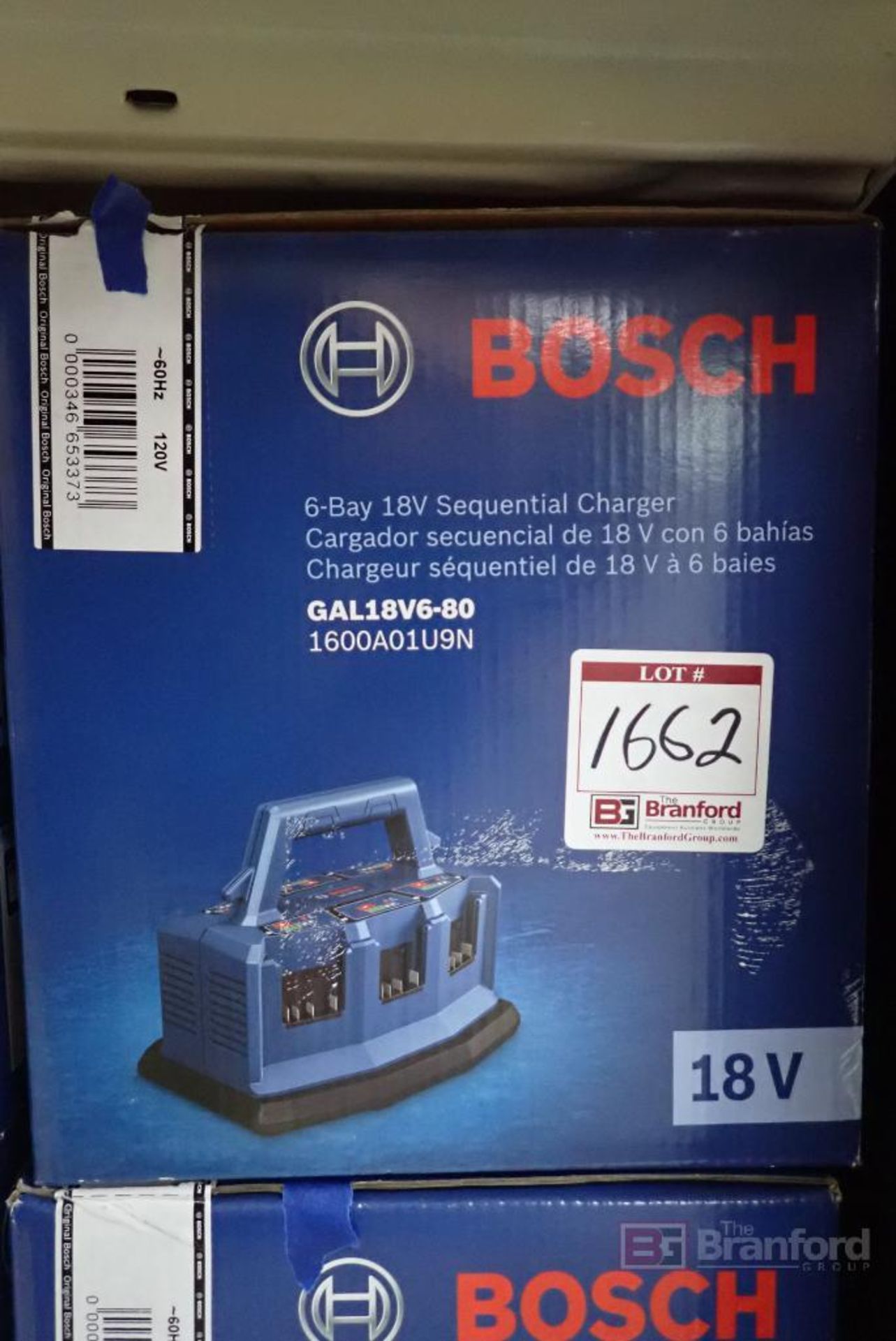 Bosch GAL18V6-80-RT 6-Bay Sequence Charger - Bild 2 aus 4