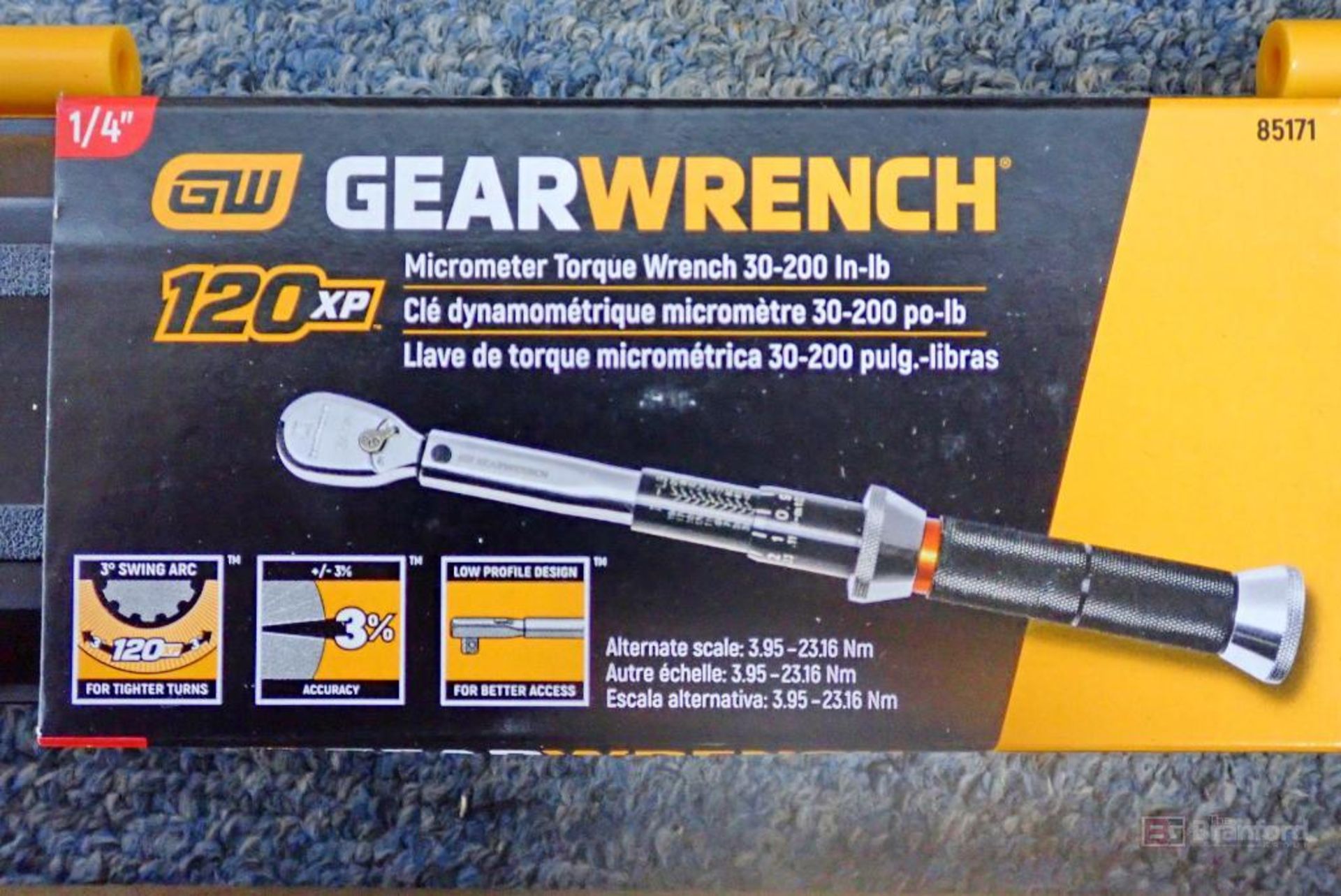 (2) GearWrench 85171 120XP 1/4" Drive Micrometer Torque Wrenches - Bild 3 aus 3