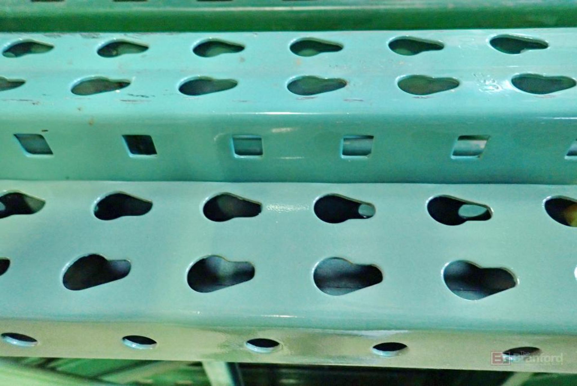 (7) Sections of Assembled Tear Drop Style Adjustable Steel Pallet Racking - Image 6 of 7