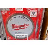 (7) Milwaukee 48-40-4260 10" Metal Saw Blades