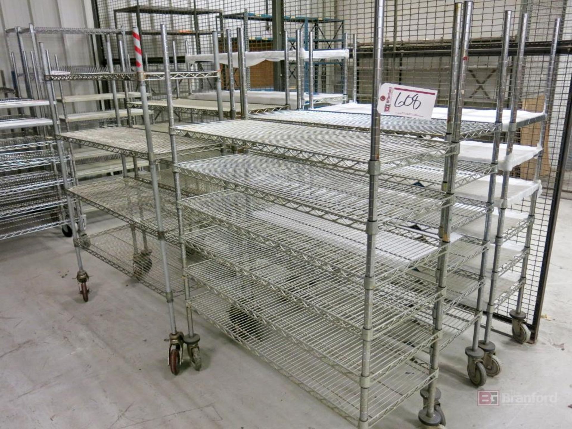 Approx. (27) Metro Style Castered Wire Racks
