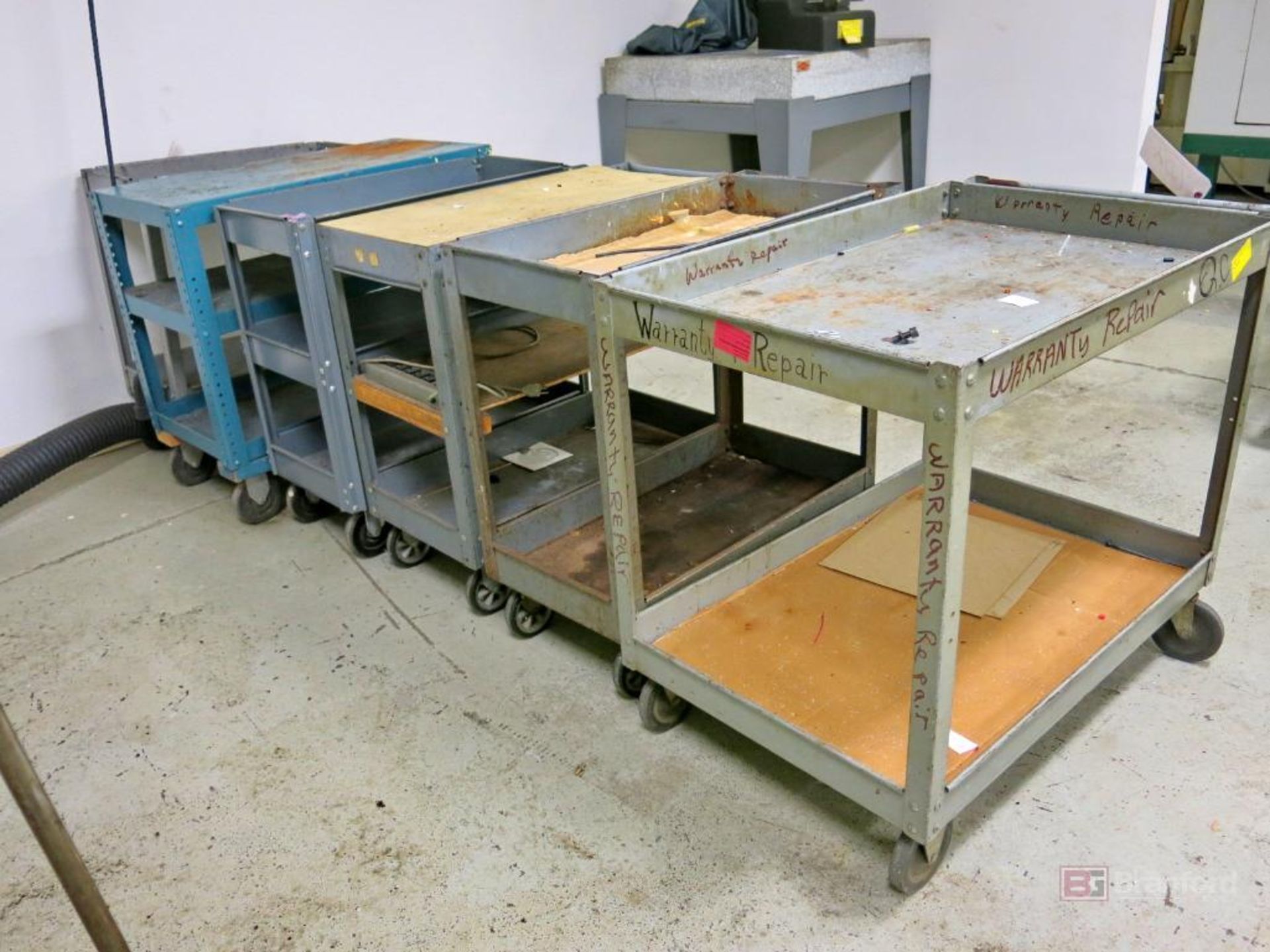 (6) Metal Castered Carts - Image 3 of 3