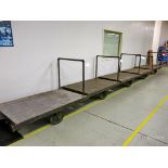 (5) 60" x 36" Flatbed Heavy Duty Carts