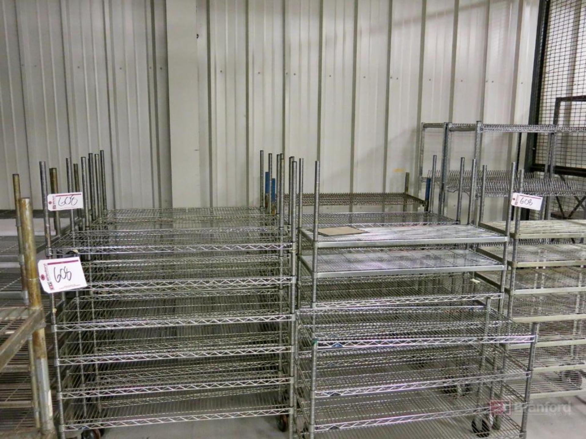 Approx. (27) Metro Style Castered Wire Racks
