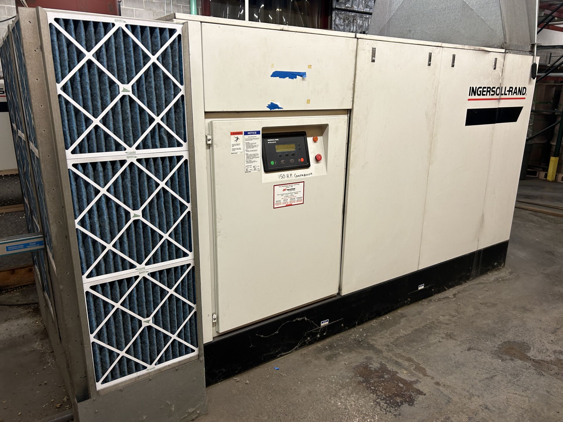 Ingersoll Rand 150-HP Air Compressor Model SRR-EP150