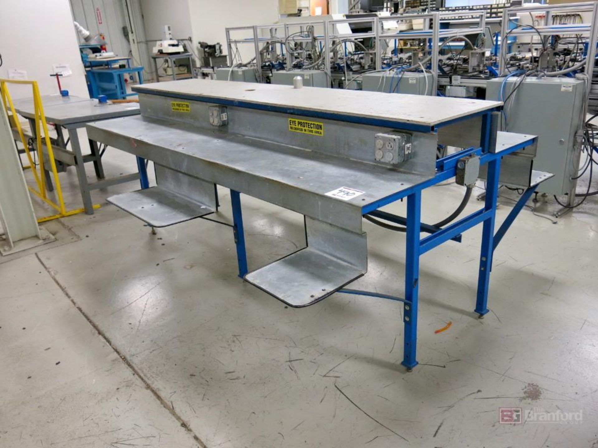 (3) Heavy Duty Double Side 4-Station Assembly Work Benches - Image 4 of 6