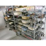 (6) Castered Carts w/ Contents