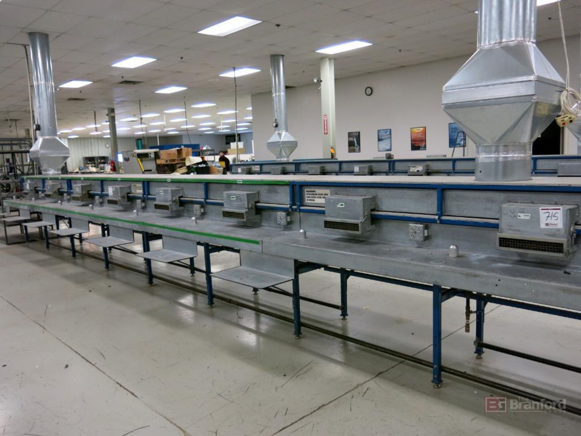 Approx. 36' Double Sided 16-Person Solder Workstations w/ Updraft Vents - Image 4 of 4