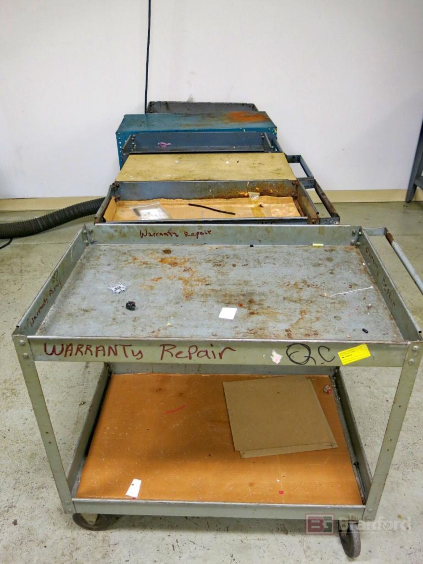 (6) Metal Castered Carts - Image 2 of 3
