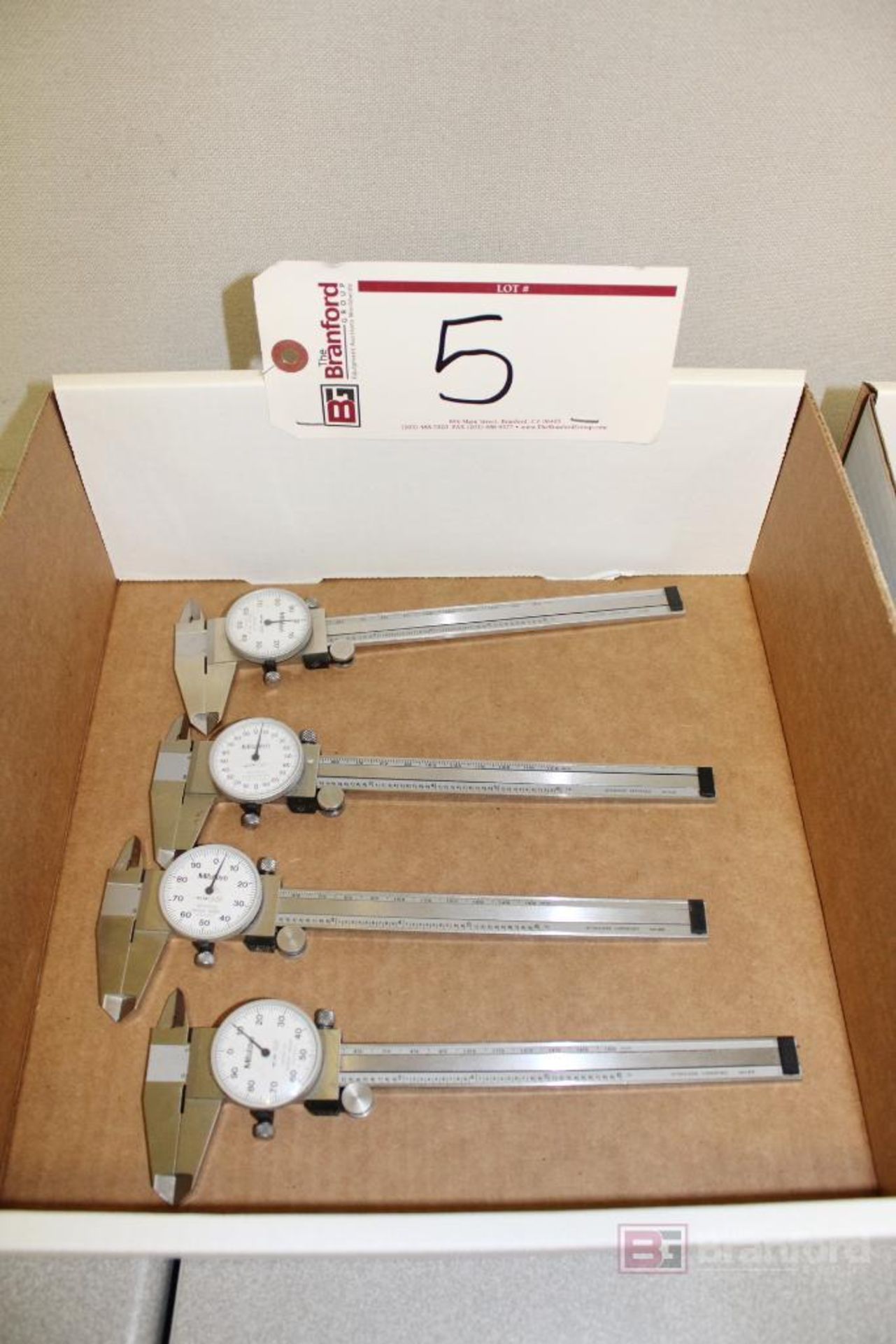 (4) Mitutoyo 6" Dial Calipers