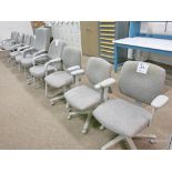 (10) Upholstered Office Chairs