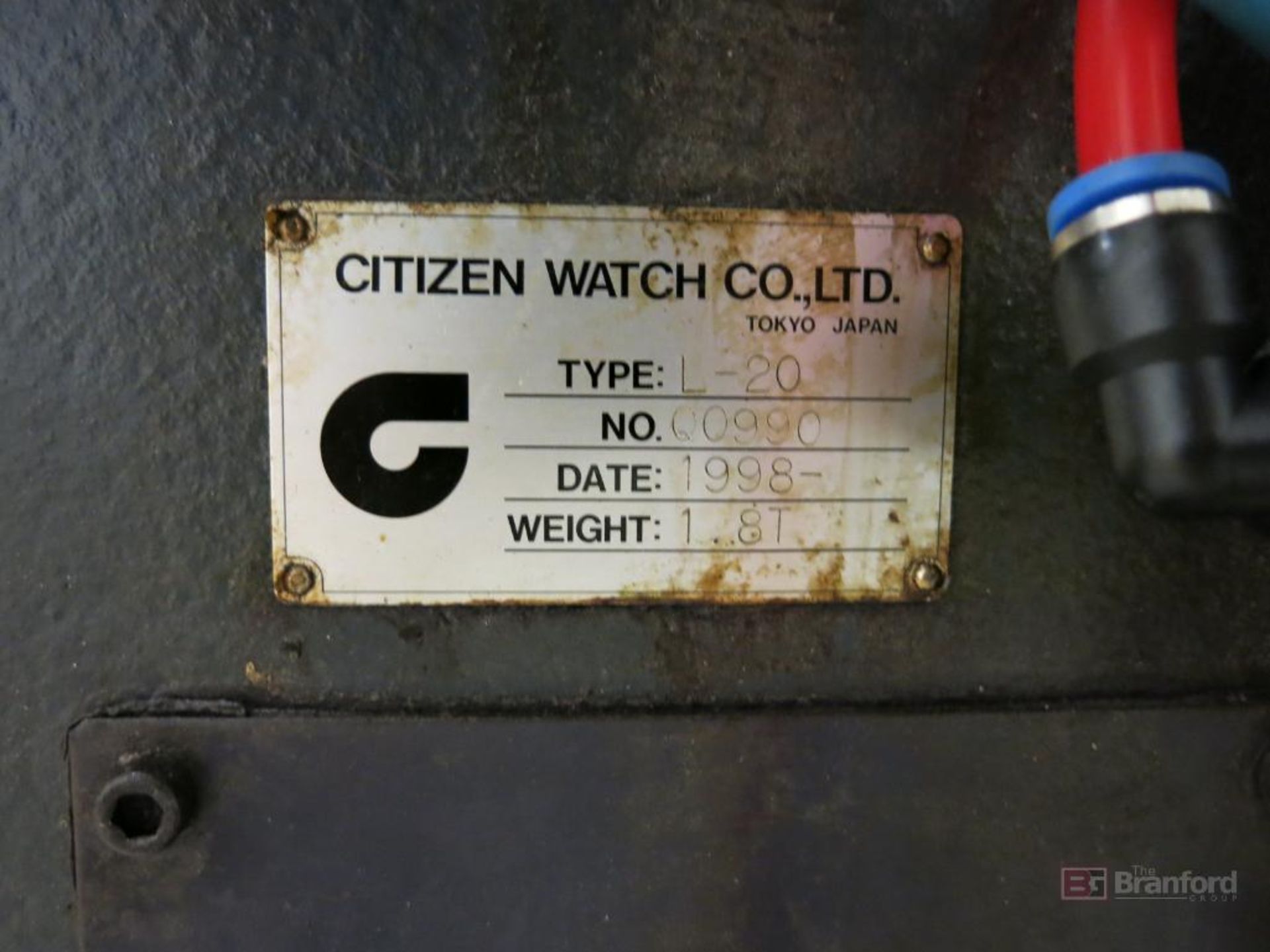 Citizen Cincom Model L20 CNC Screw Machine - Image 8 of 8