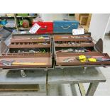 (2) Kennedy Open Top Toolboxes w/ Assoc. Tools