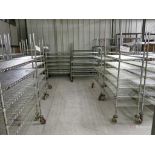 Approx. (27) Metro Style Castered Wire Racks