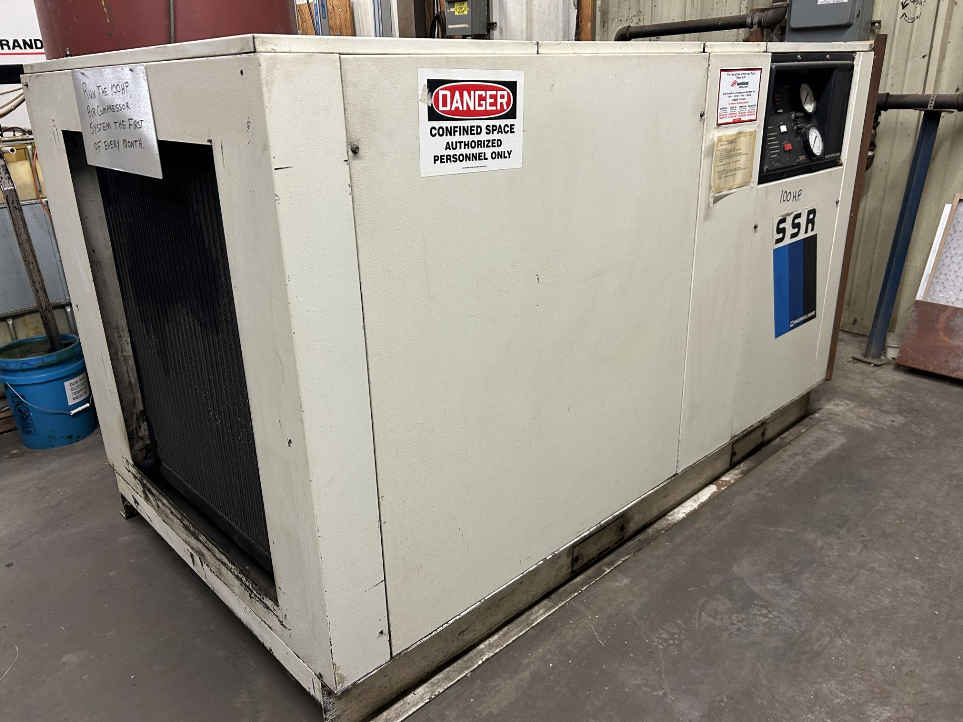 Ingersoll Rand 25-HP Air Compressor Model SRR-EP25SE