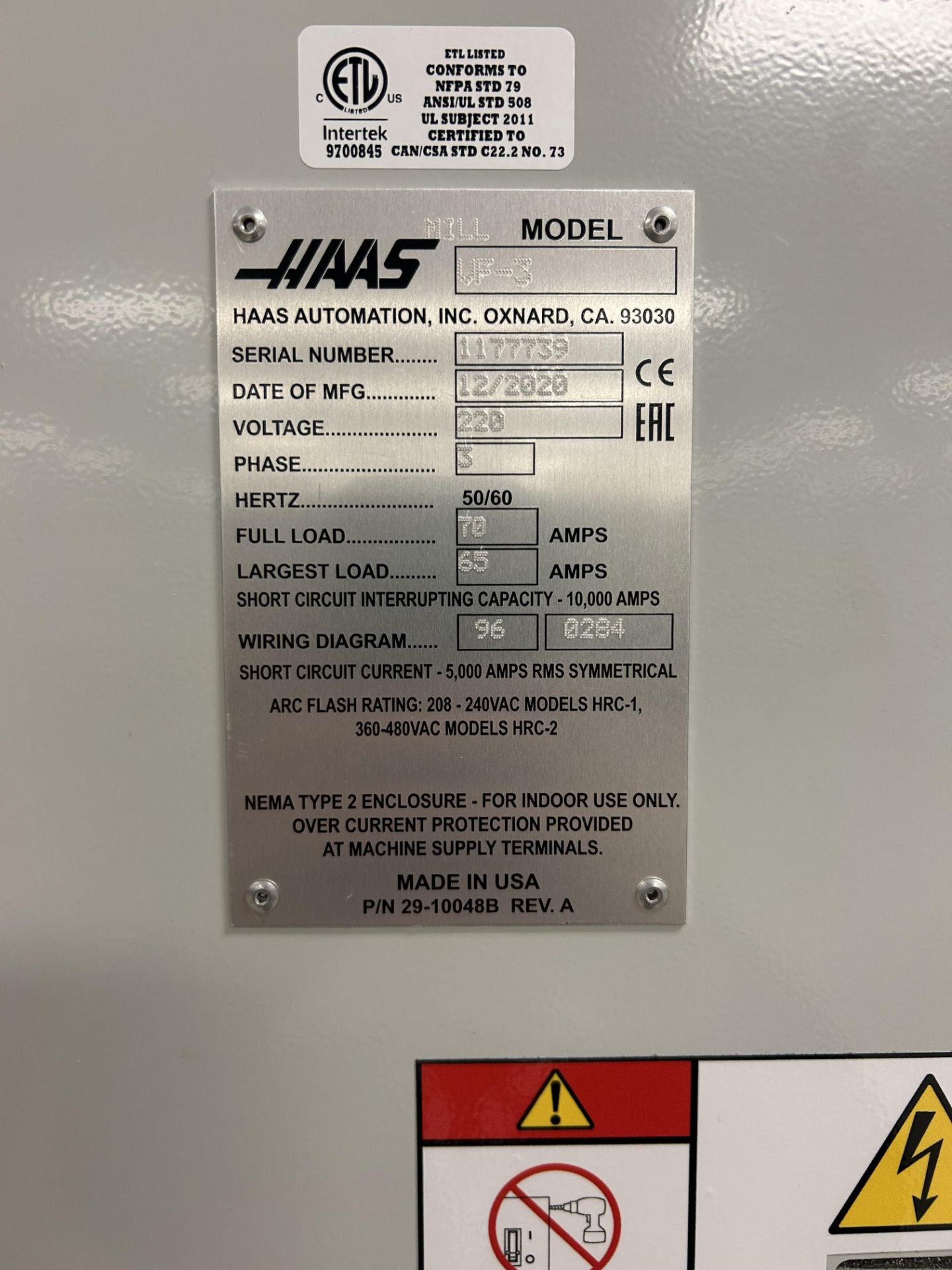 Haas Model VF3 CNC Machining Center - Image 11 of 18