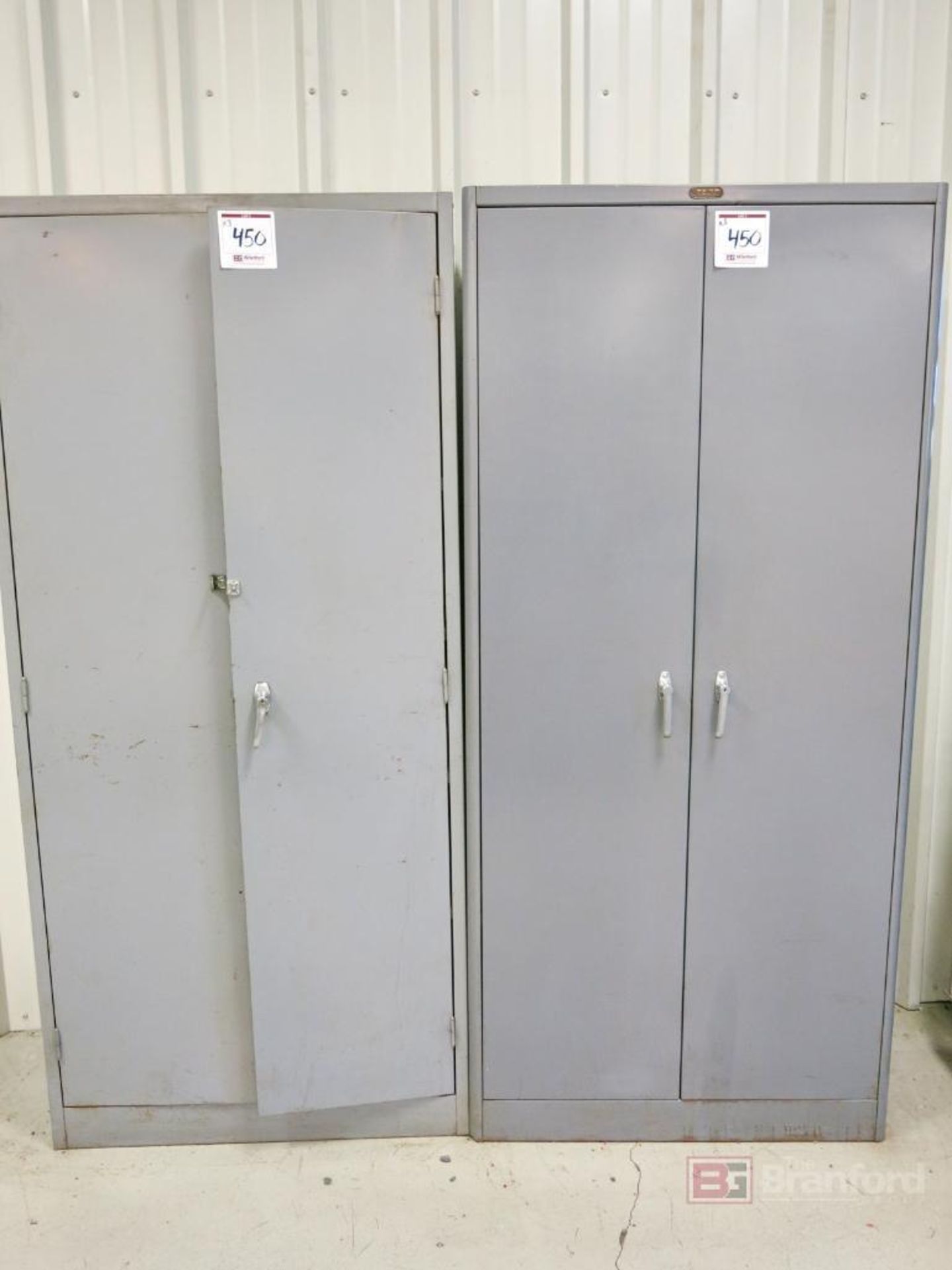 (3) 2-Door Metal Cabinets w/ Contents