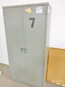 2-Door Metal Cabinet w/ Contents