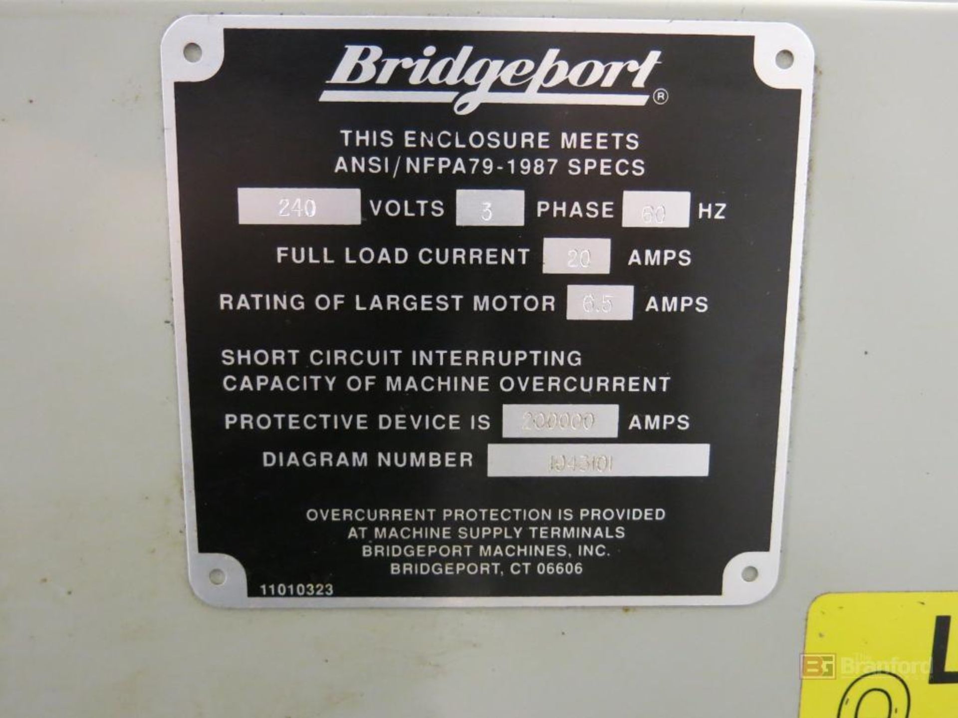 Bridgeport CNC 2-HP Vertical Milling Machine - Image 5 of 5