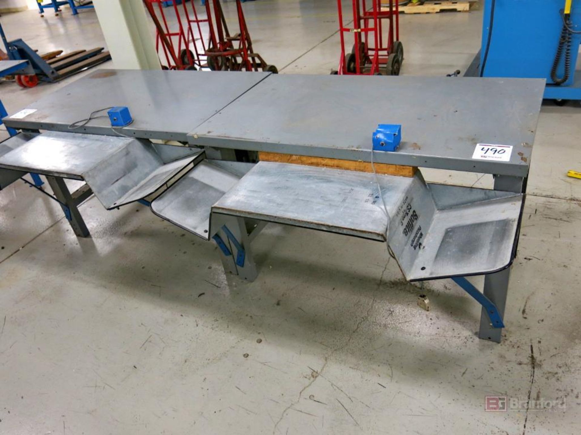(3) Heavy Duty Double Side 4-Station Assembly Work Benches - Image 5 of 6